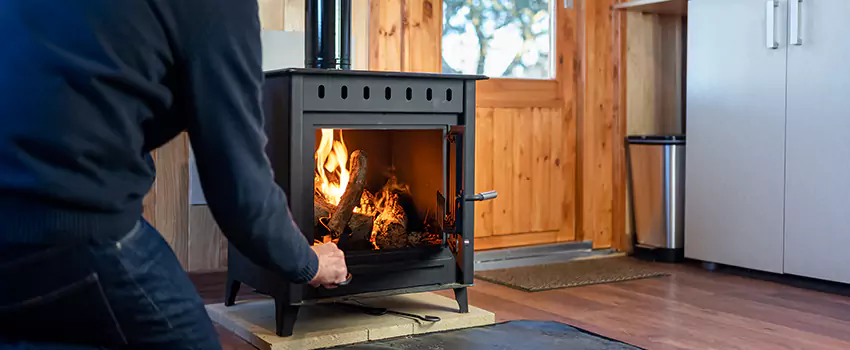Open Hearth Wood Fireplace Installation in Delaware, OH