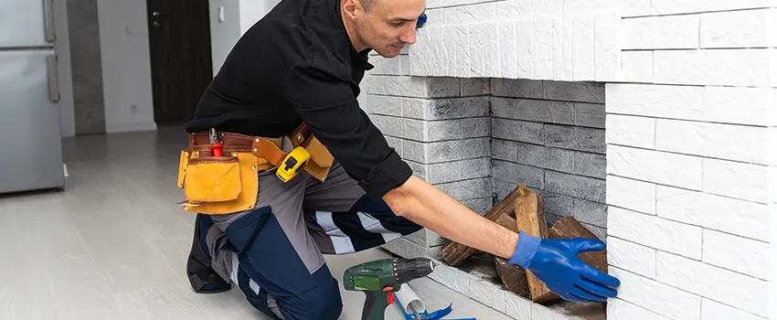 Fireplace Damaged Damper Frame Repair Services in Delaware, Ohio